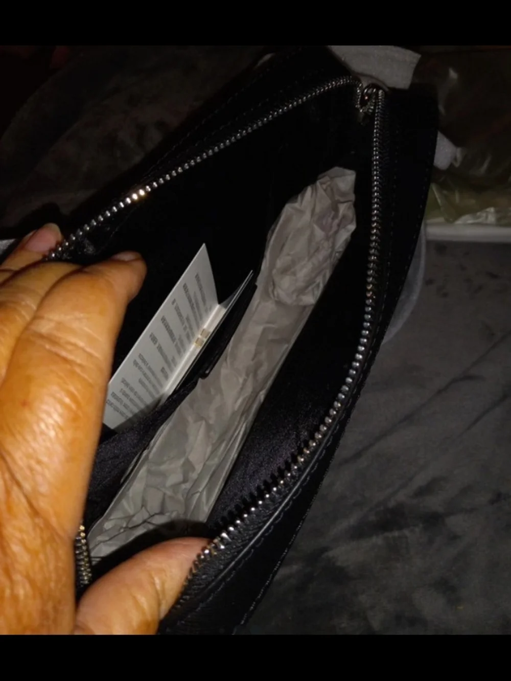Michael Kors Black and Gray Signature Crossbody Bag